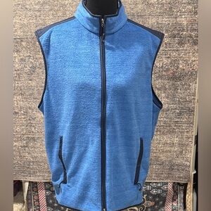 Peter Millar Sky Blue Vest with Navy Accents